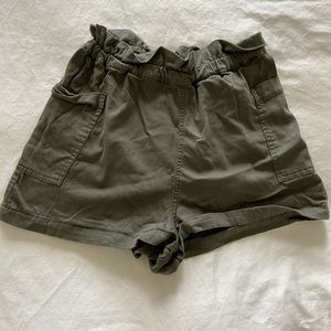 High Waist Army Green Unionbay Shorts